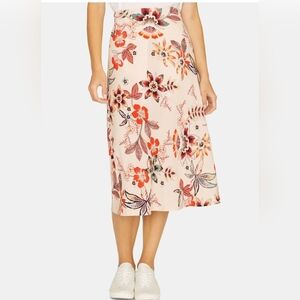 NWOT SANCTUARY Everyday Floral Midi Skirt, Size S